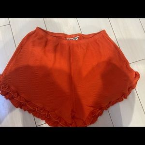 NWT Orange Hardtail Shorts